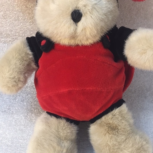 Starbucks Bearista 2001 BEAR ladybug plush. Spring garden gardening - Picture 4 of 12